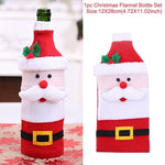 FENGRISE Santa Claus Wine Bottle Cover Christmas Decorations For Home 2019 Christmas Stocking Gift Navidad New Year's Decor 2020