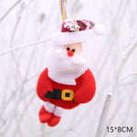 New Year 2020 Cute Christmas Dolls Santa Claus/Snowman/Elk Noel Christmas Tree Decoration for home Xmas Navidad 2019 Kids Gift