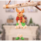 New Year 2020 Cute Christmas Dolls Santa Claus/Snowman/Elk Noel Christmas Tree Decoration for home Xmas Navidad 2019 Kids Gift