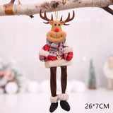 New Year 2020 Cute Christmas Dolls Santa Claus/Snowman/Elk Noel Christmas Tree Decoration for home Xmas Navidad 2019 Kids Gift