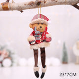 New Year 2020 Cute Christmas Dolls Santa Claus/Snowman/Elk Noel Christmas Tree Decoration for home Xmas Navidad 2019 Kids Gift